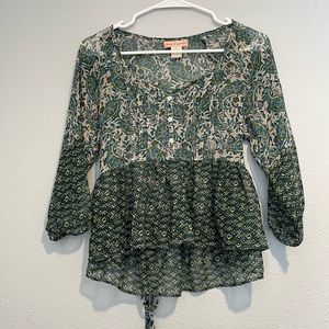 Band Of Gypsies Boho Vintage Vibe Top
